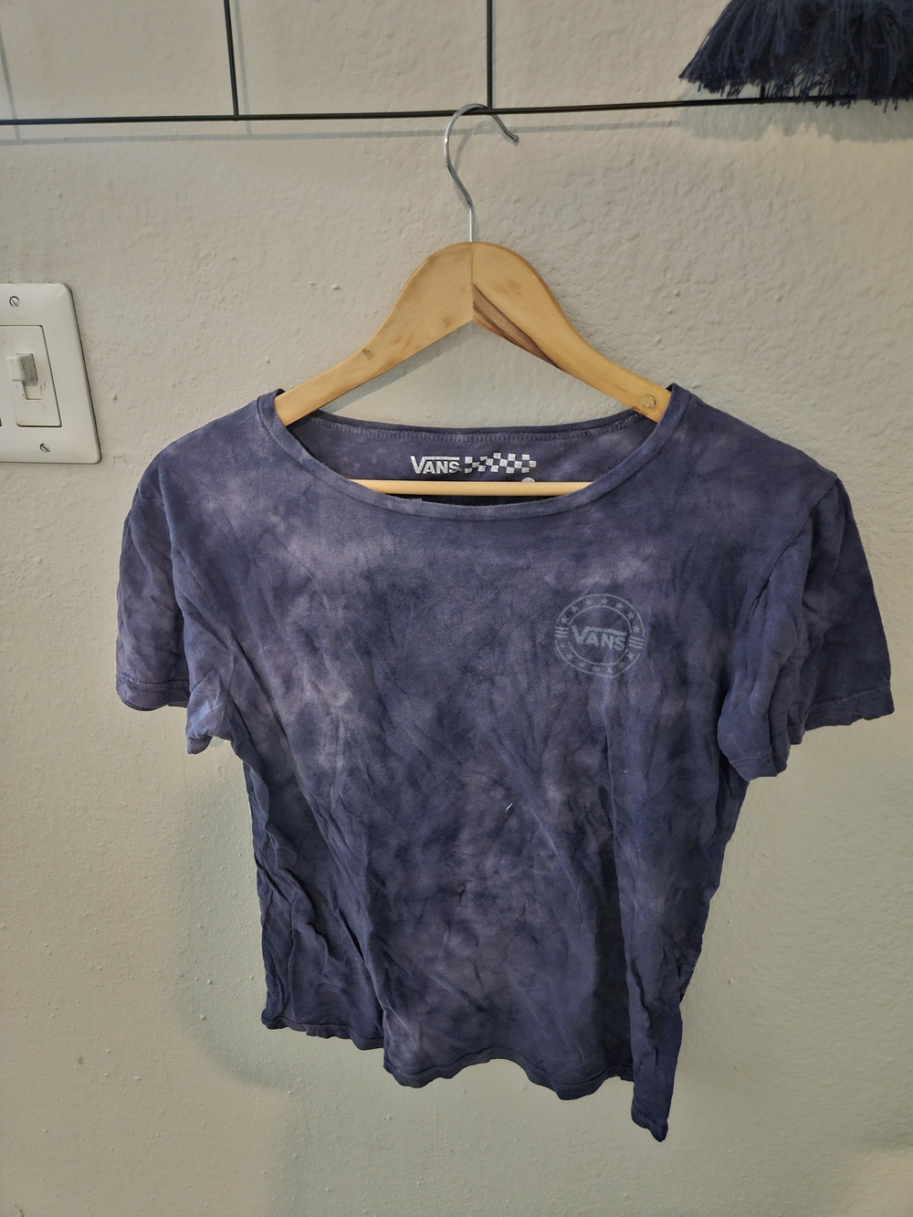 Vans Women’s Tie-Dye Crew Neck Tee - Blue